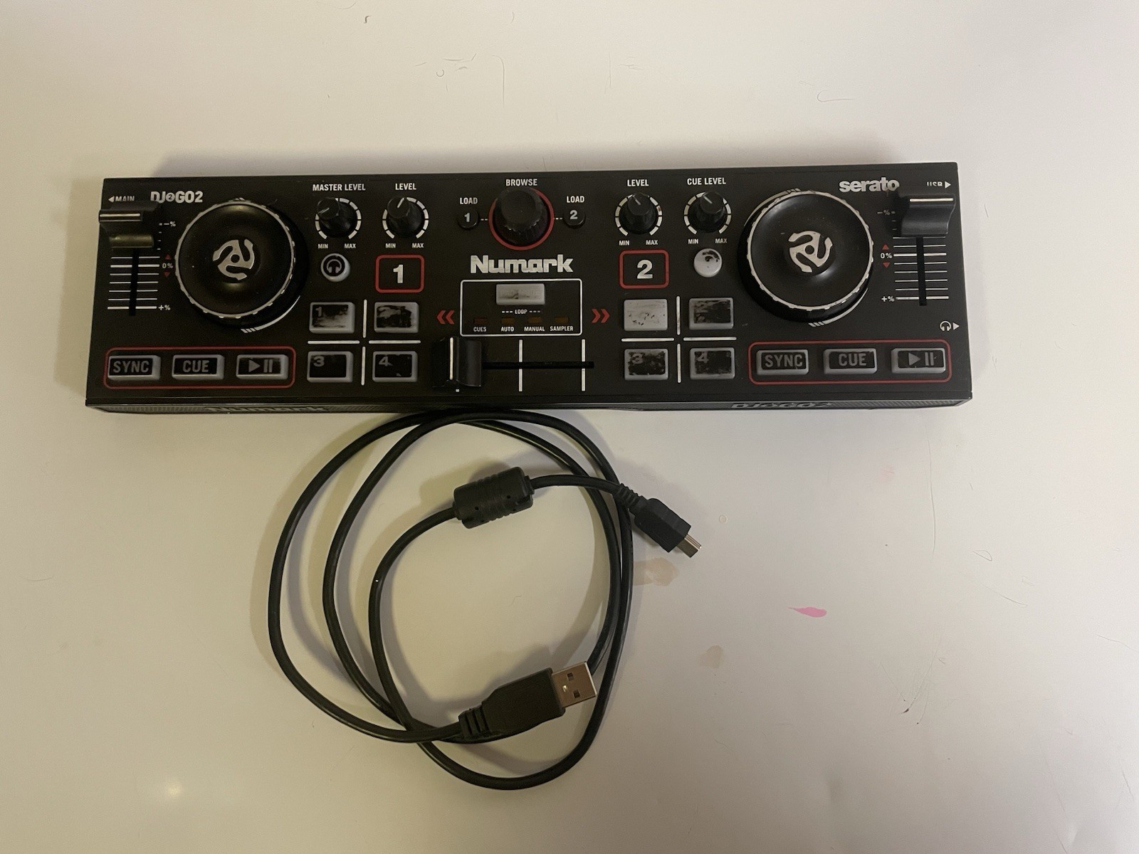 Numark DJ2GO2 Compact Portable Serato DJ Controller with Audio Interface Tested!