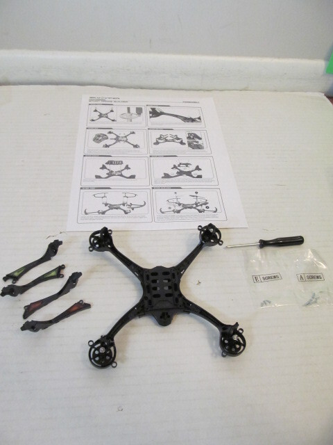 Sky Viper S1750/E1700 Stunt Drone Main Body Frame w Red & Green Arm Covers