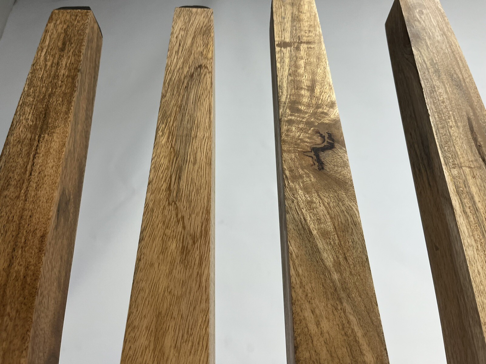 Anaya Table Legs, Set Of 4, Natural Wood Stain