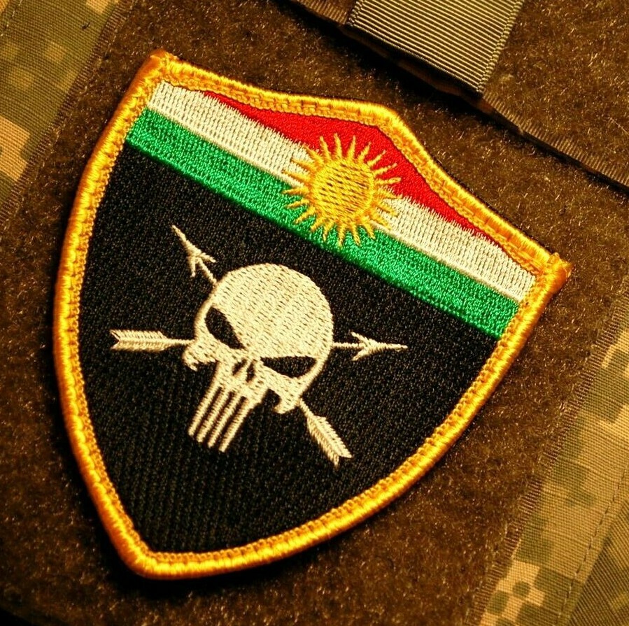 Anti-Isis Syria-Iraq Kurdish KTCC Fighter PMG PESHMERGA پێشمەرگە Vêlkrö Insignia