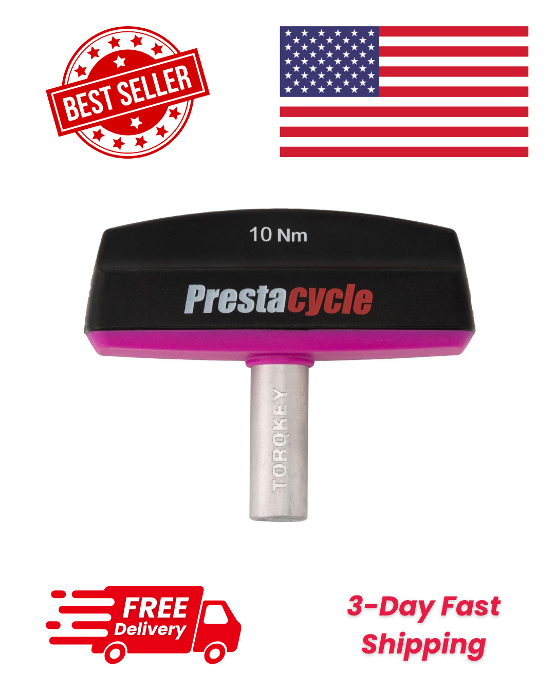Prestacycle Pro TorqKeys T-Handle Torque Limiting Tool – Torque Wrench Bit