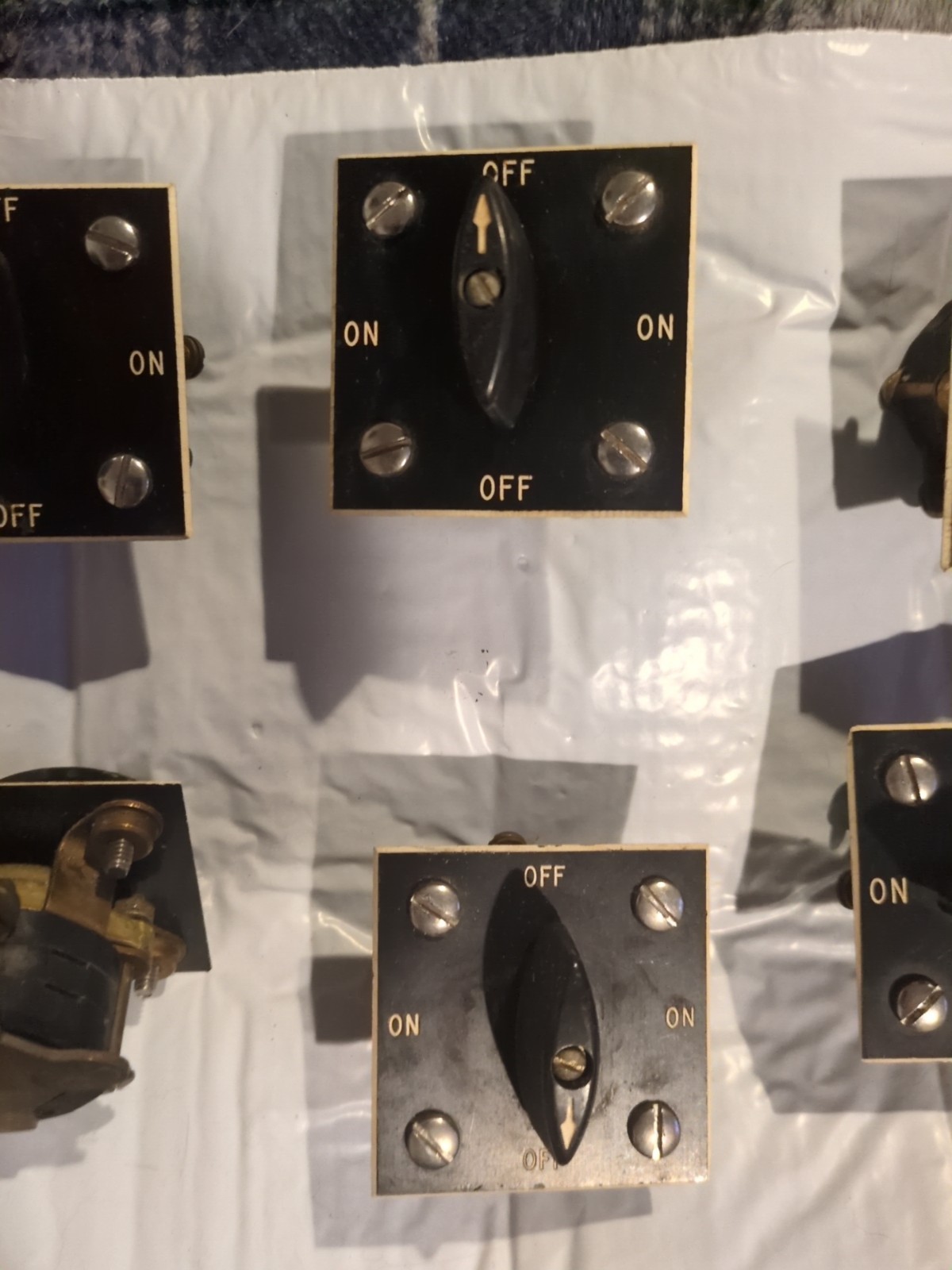 1x LAB Panel DRUM ROTARY ON/OFF SWITCH 120V ?? SEE PICS