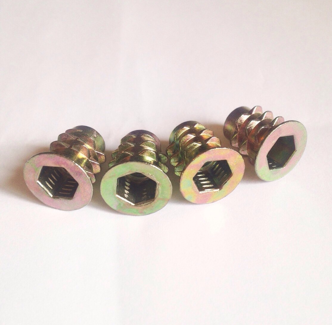 (SET OF 4) Technics Foot SL-1200MK2 - MK6 Rubber Bottom Base Foot Nut Insert