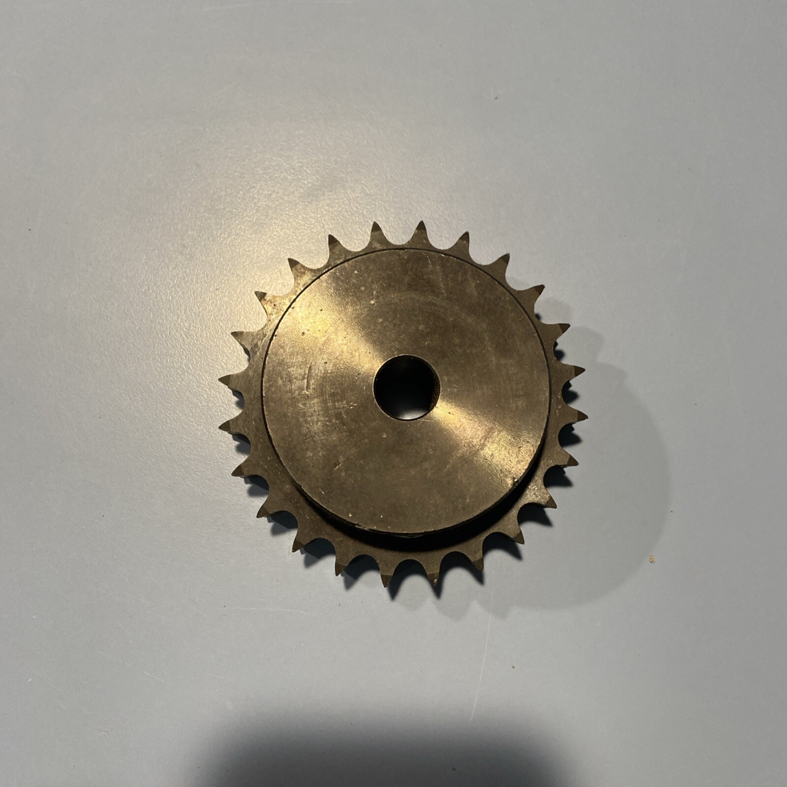 MARTIN D08B24 Double Strand Solid Stock Bore Roller Chain Sprocket.