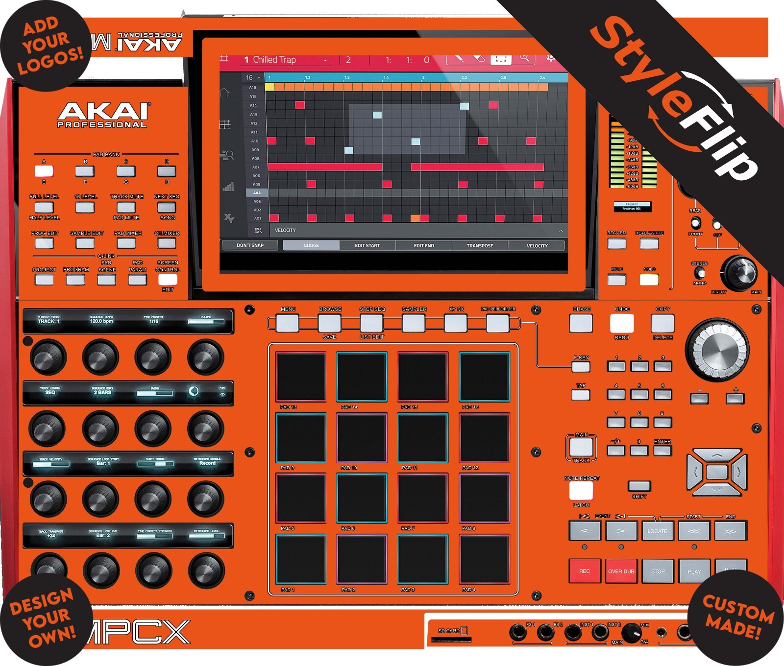 Akai MPC-X Skin | Custom Design | Protective Decal | StyleFlip Skins