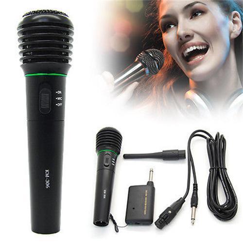 New Dual Function Wireless/Wired Microphone System For DJ bars Party FROM USA