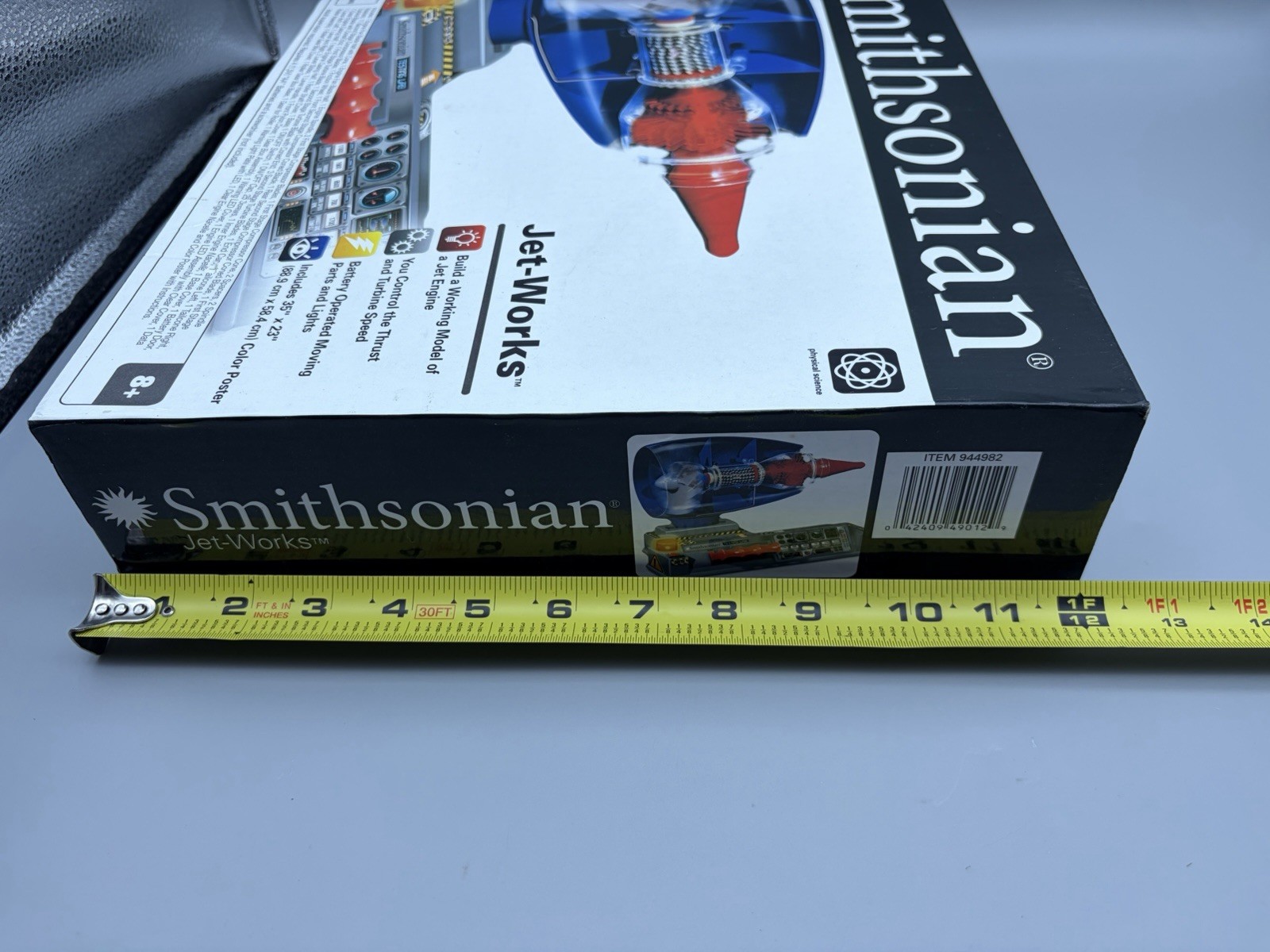 Smithsonian Jet-Works Jet Engine Building Kit STEM Science Model Lights NEW READ
