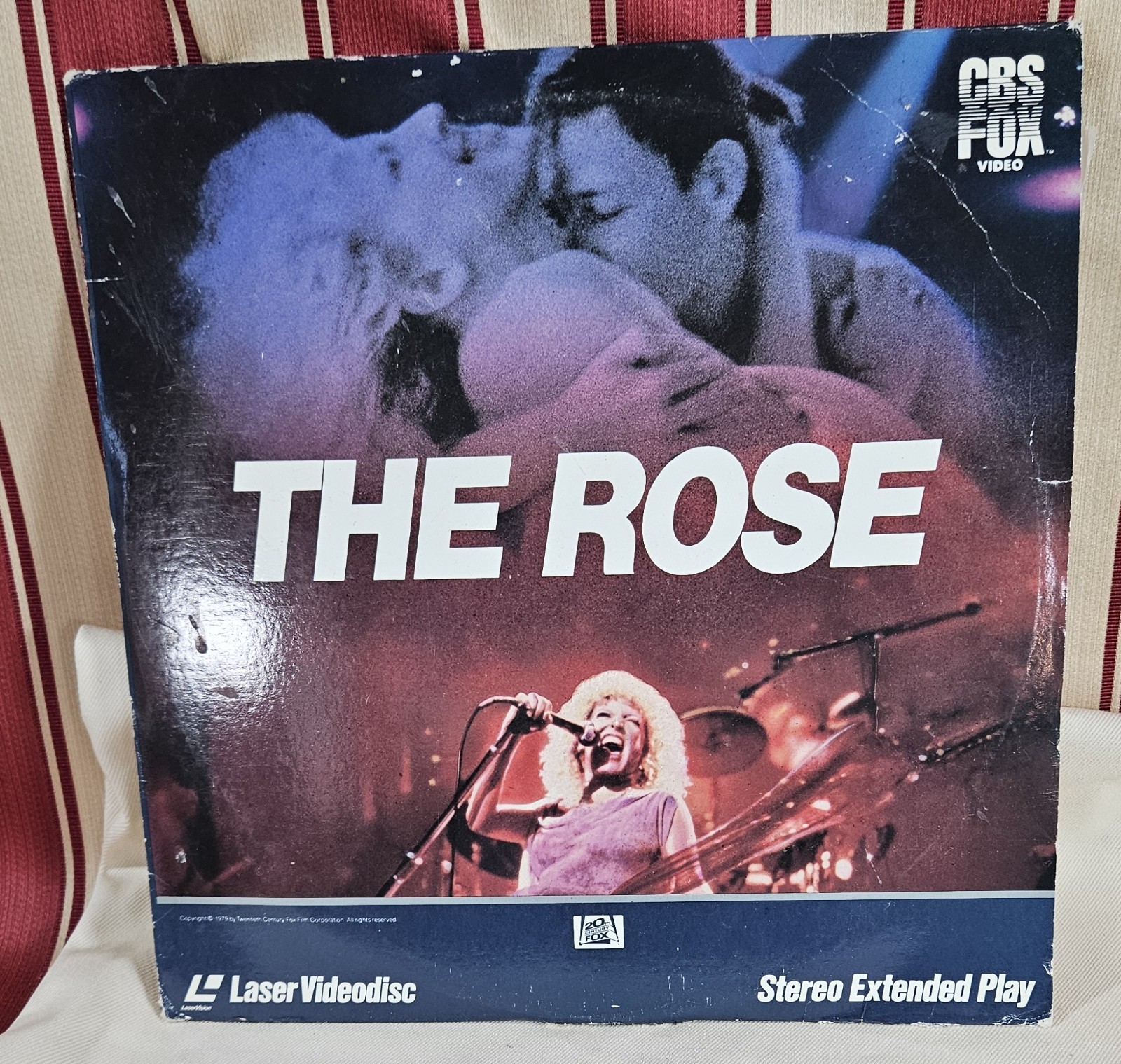 THE ROSE 2-Laserdisc LD GREAT FILM BETTE MIDLER