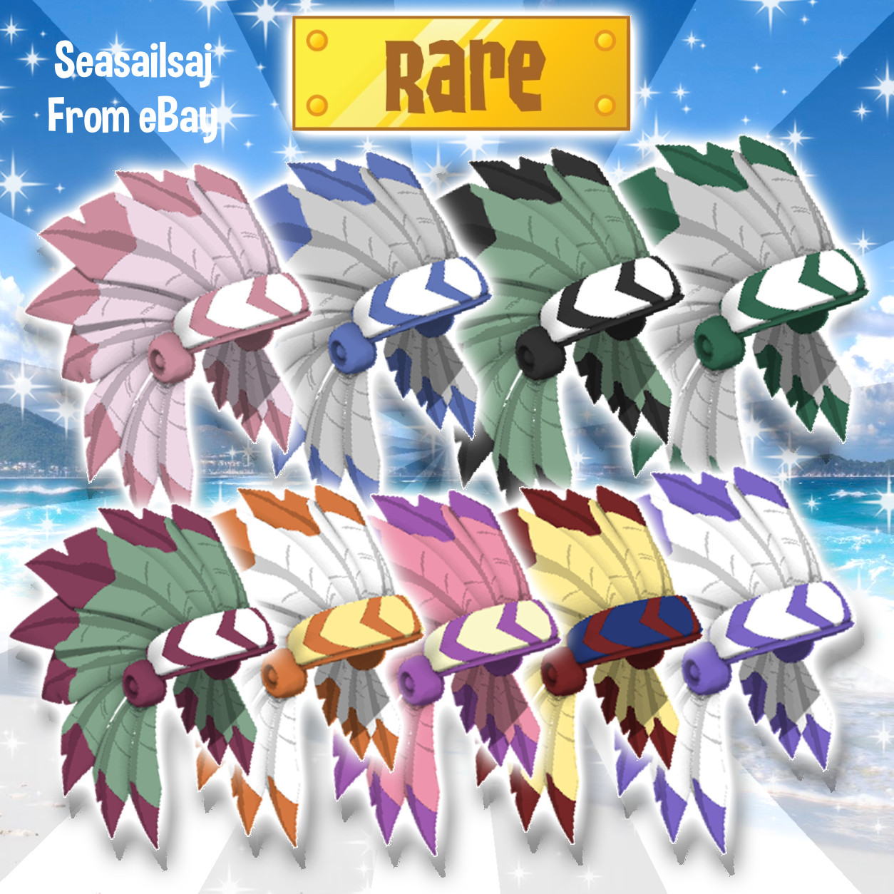 Animal Jam CLASSIC Headdress (CHEAPEST) (READ DESCRIPTION FIRST)