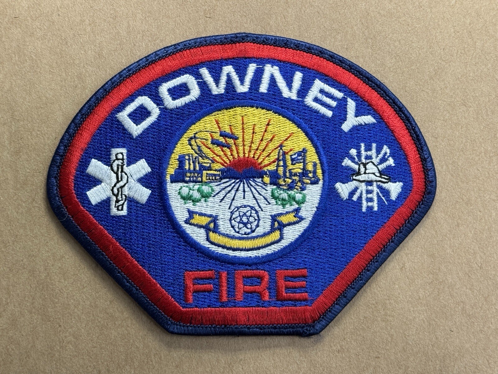 City Of Downey Fire Department Patch Downey California