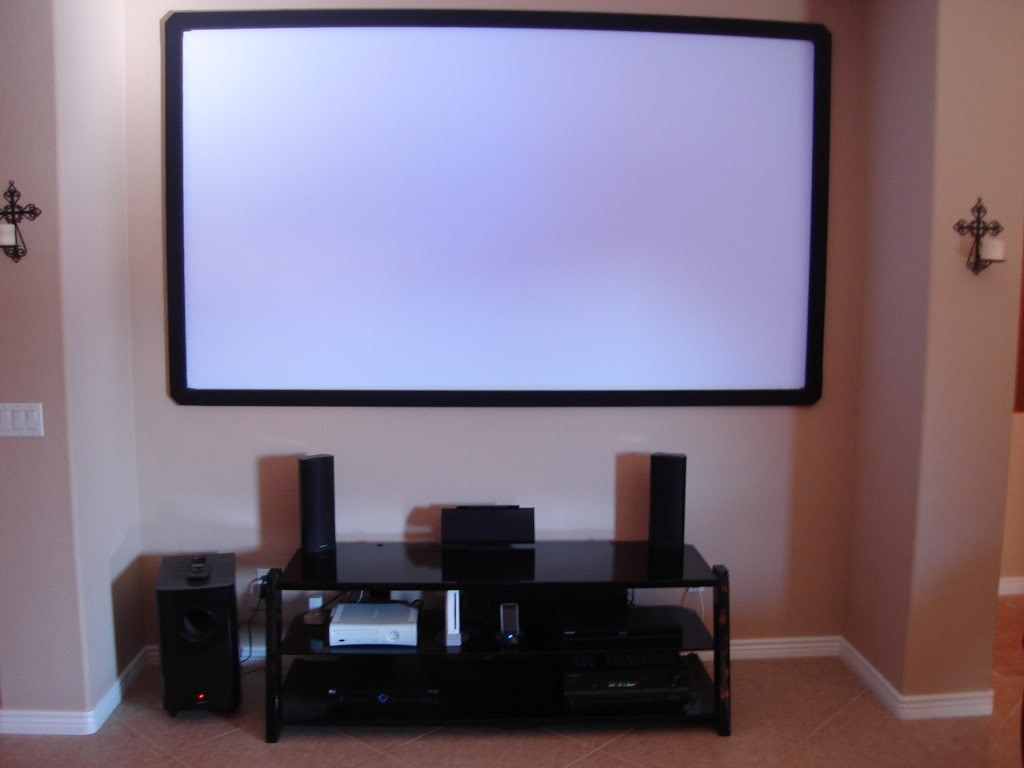 HD Projector / Projection Screen Paint - All in 1 Kit Solution + Base Coat-1080p