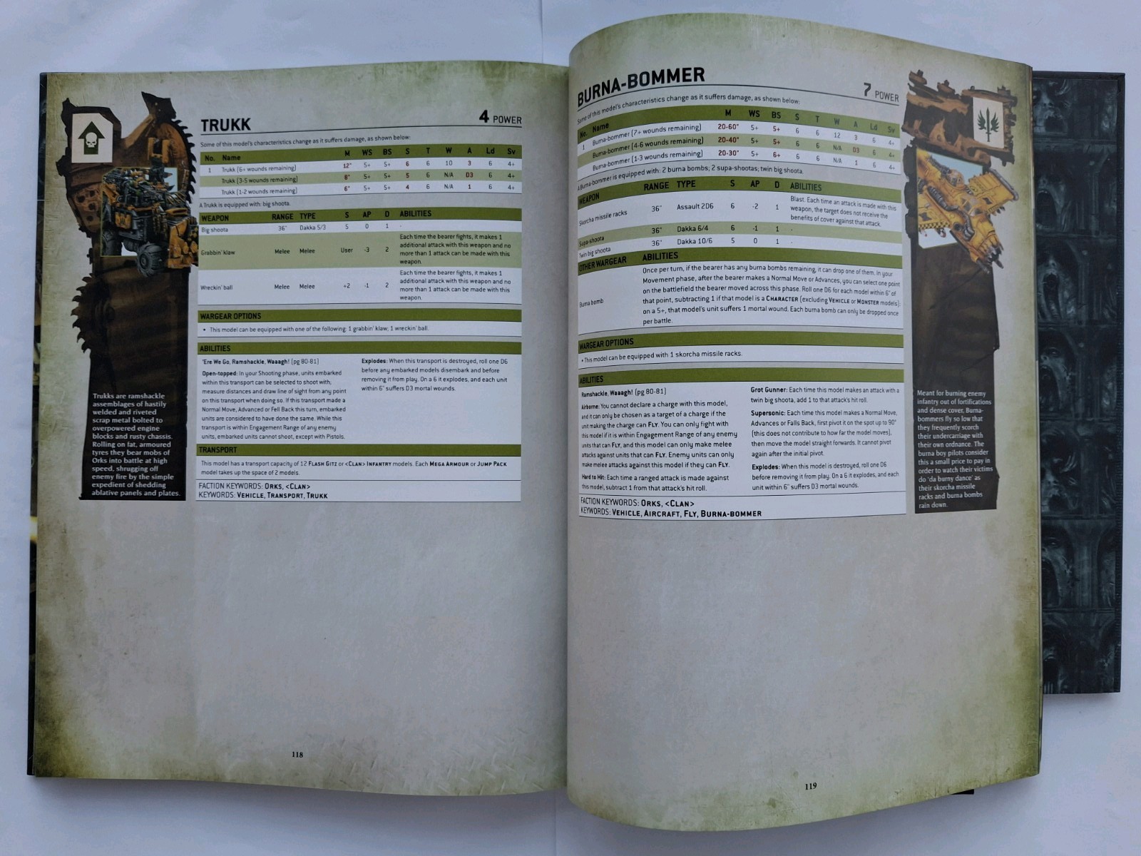 Warhammer 40K Codex Orks, 9th Edition, Hardback Book, Rulebook Guide GW