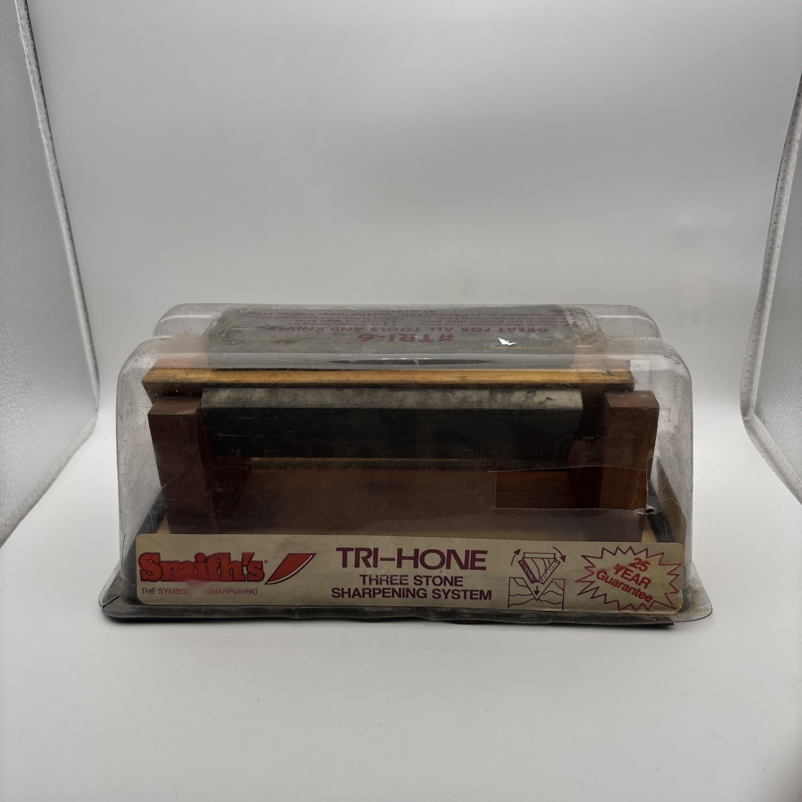 Vintage Smiths Tri Hone Knife Sharpener System READ