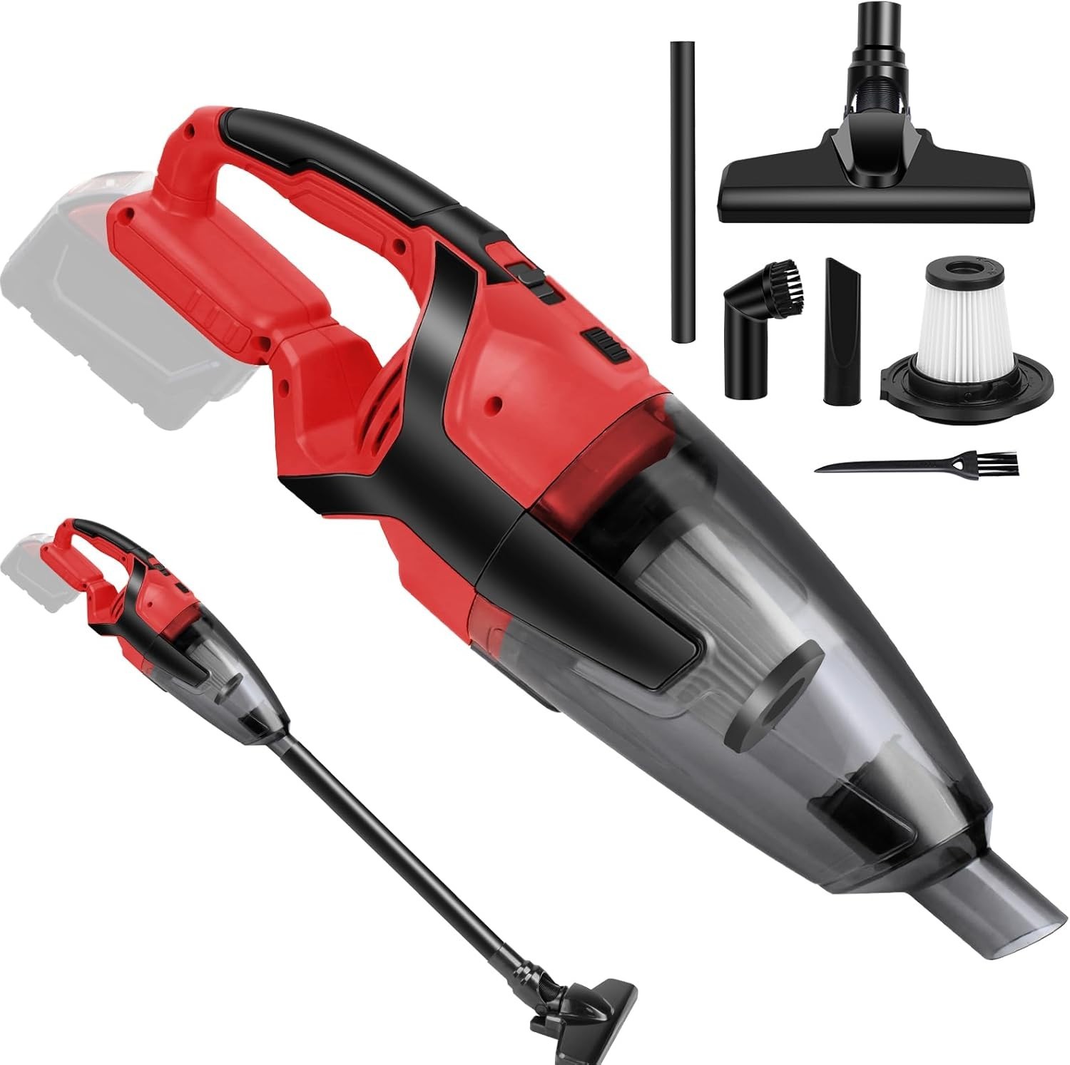 Vacuum Cleaner for Milwaukee M18 Batteries, Cordless Handheld Stick (NO Battery)