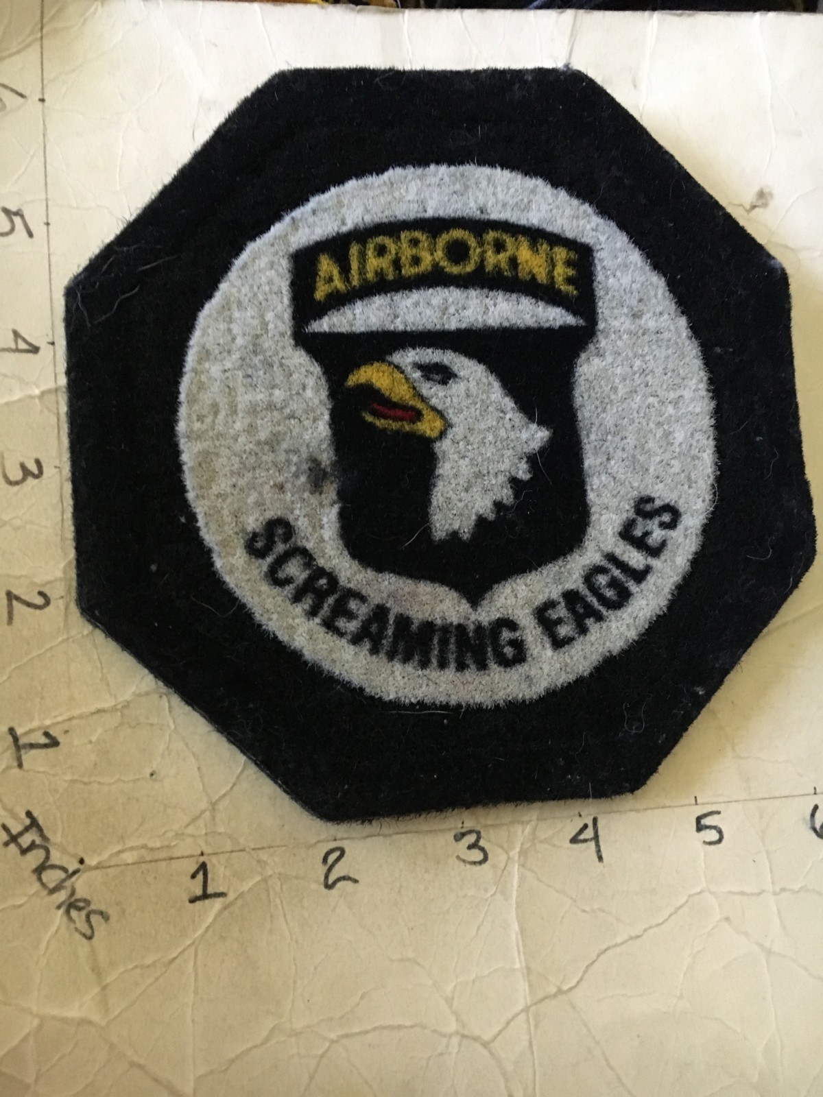 US Army 101st Airborne Div. 6"x6" coaster 7/25/25