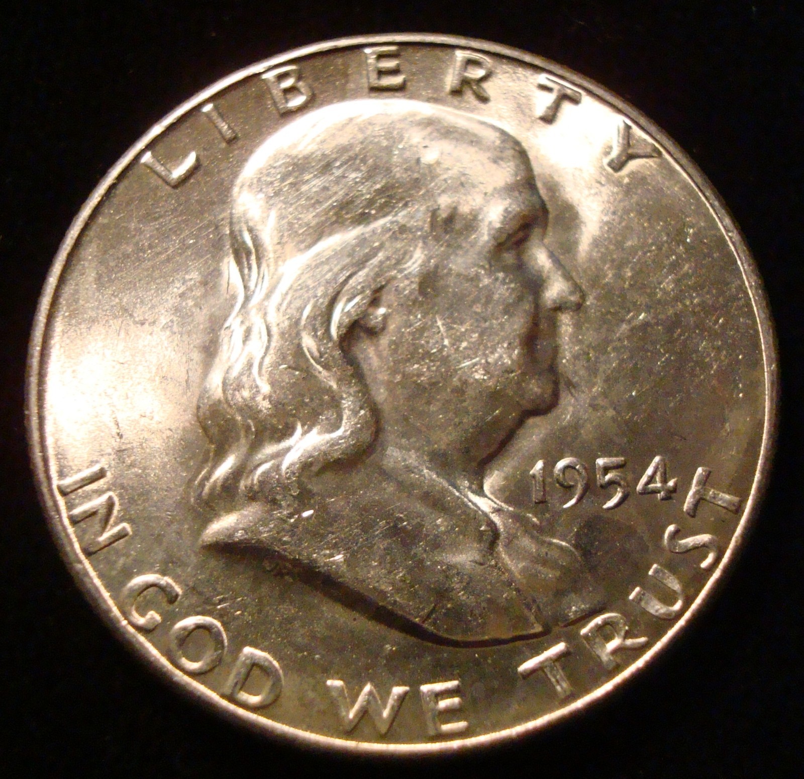 1954-S FRANKLIN HALF DOLLAR