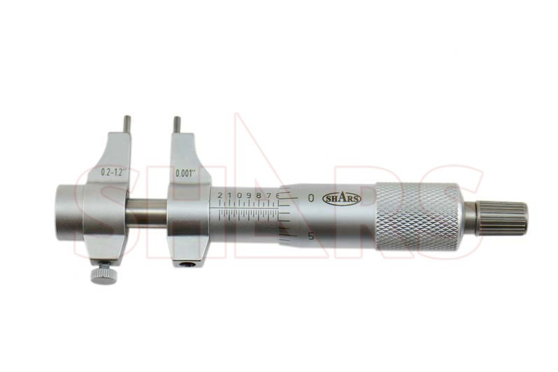 .2" - 1.2" Inside Mechanical Micrometer .001" Graduation Bore Caliper Set P}