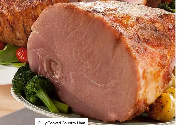 (1) 6.5 Pound - 8 Pound Fully Cooked Country Ham