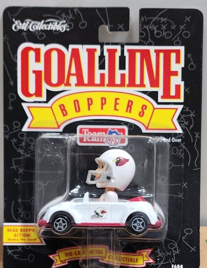 Ertl Vintage 1996 Goal Line Boppers NFL Arizona Cardinals Bobblehead New in Box