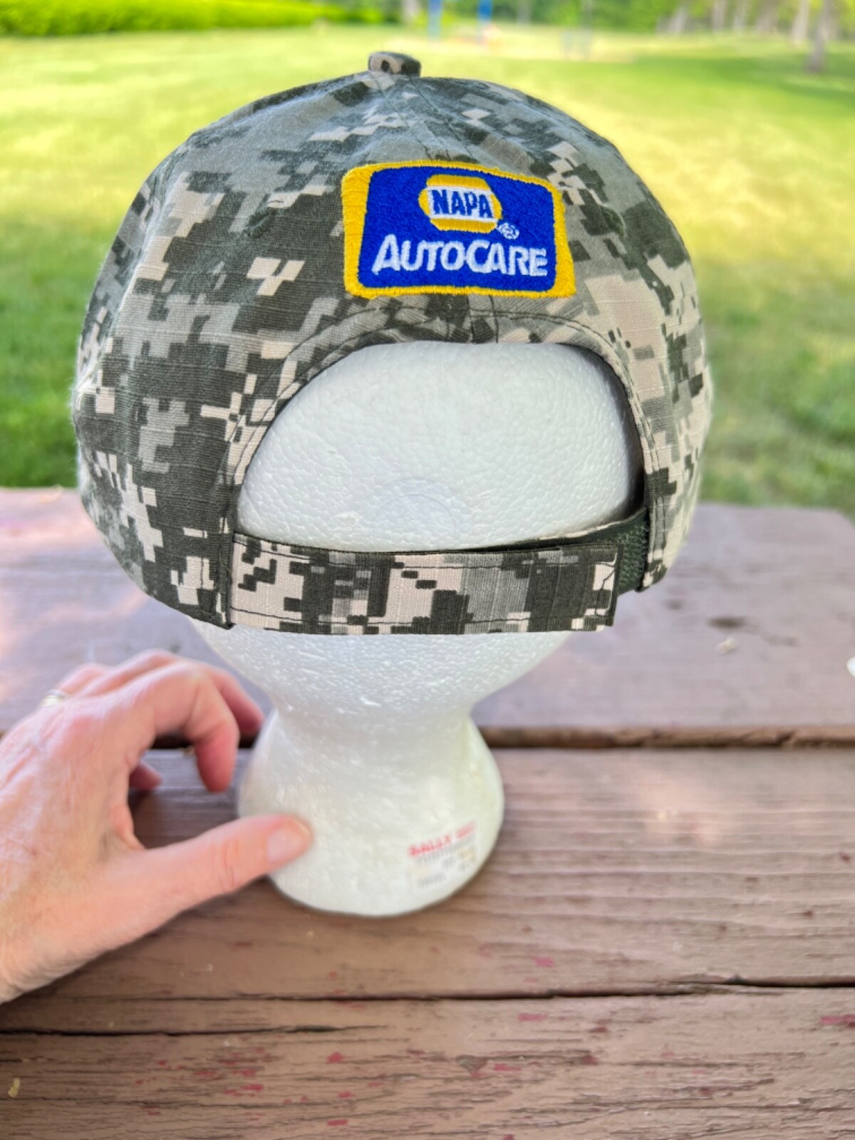 South Bend Cubs Minor LB Logo on Digital Camouflage Hat Cap Hook Loop EUC