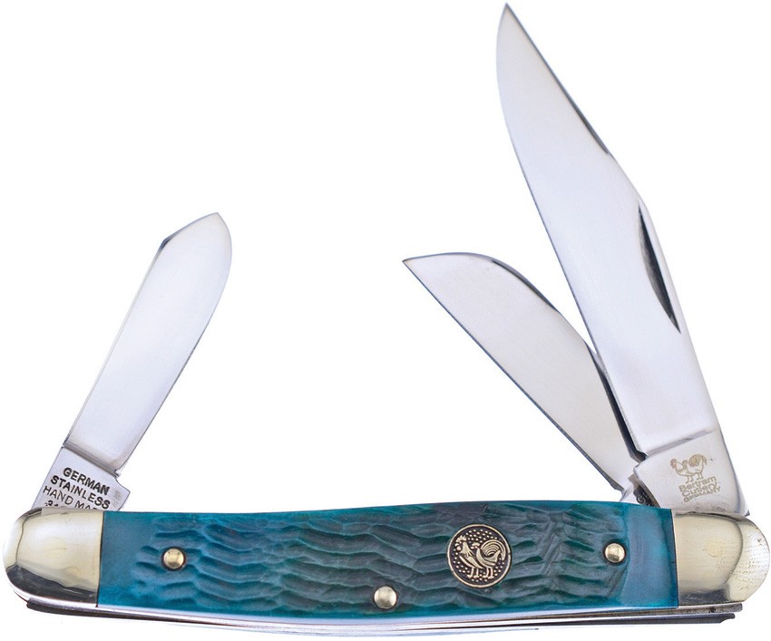 Hen & Rooster Int Stockman Green Pick Folding 1.4116 Pocket Knife 313GPB