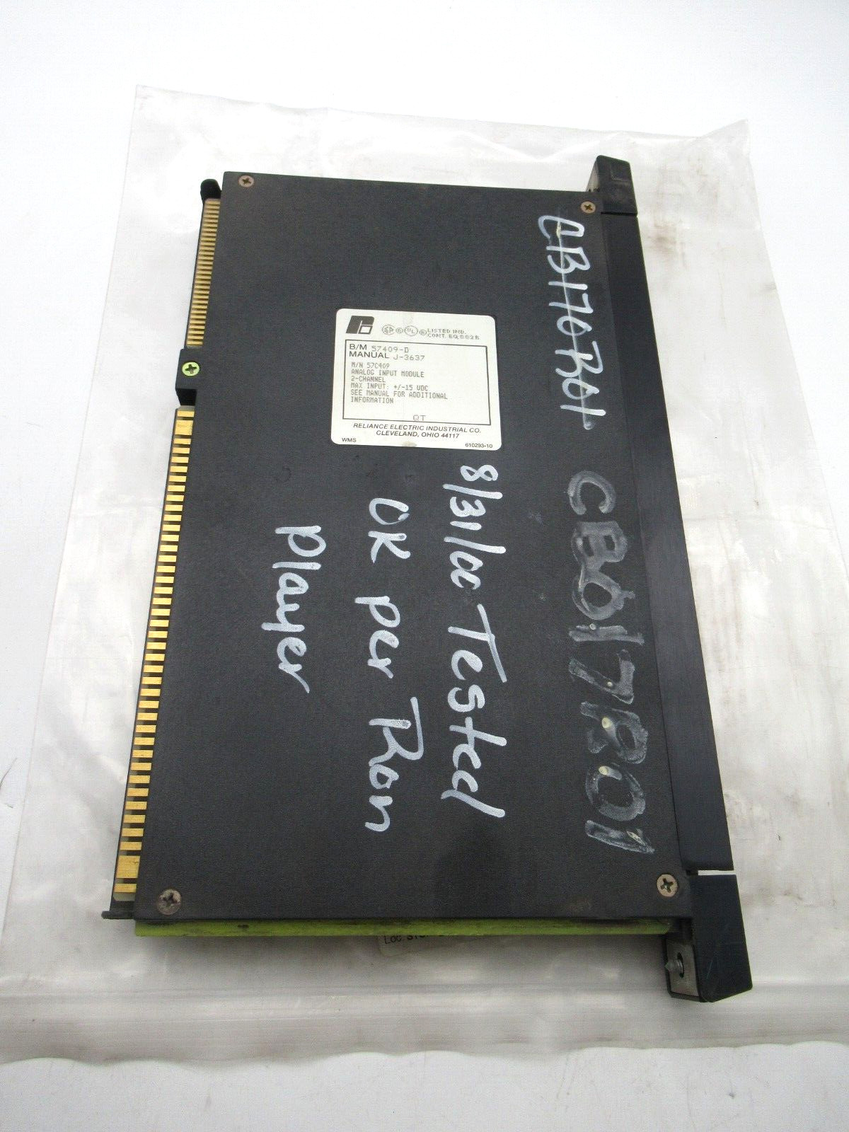Reliance Electric ABB 57409-D Analog Input Module 57409 *GREAT CONDITION*