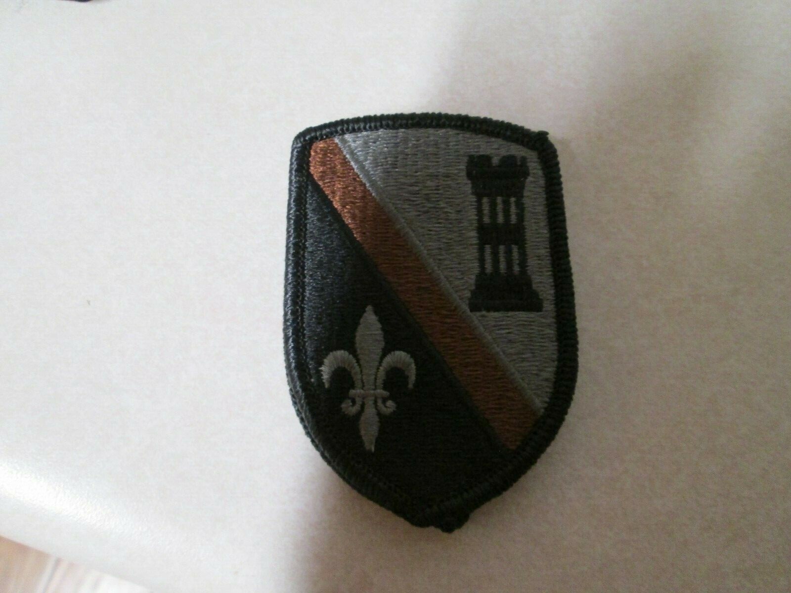 MILITARY PATCH US ARMY HOOK LOOP BACK FOR ACU UNIFORM 225TH ENGINEER BRIGADE
