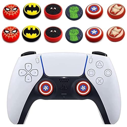 12Pcs Analog Thumb Grip Stick Cover, Wireless Controllers Game Remote Joystick