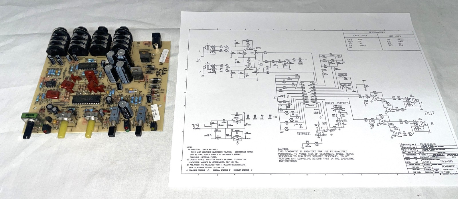 Crate Audio SM2SRS (surround sound) PCB Assembly
