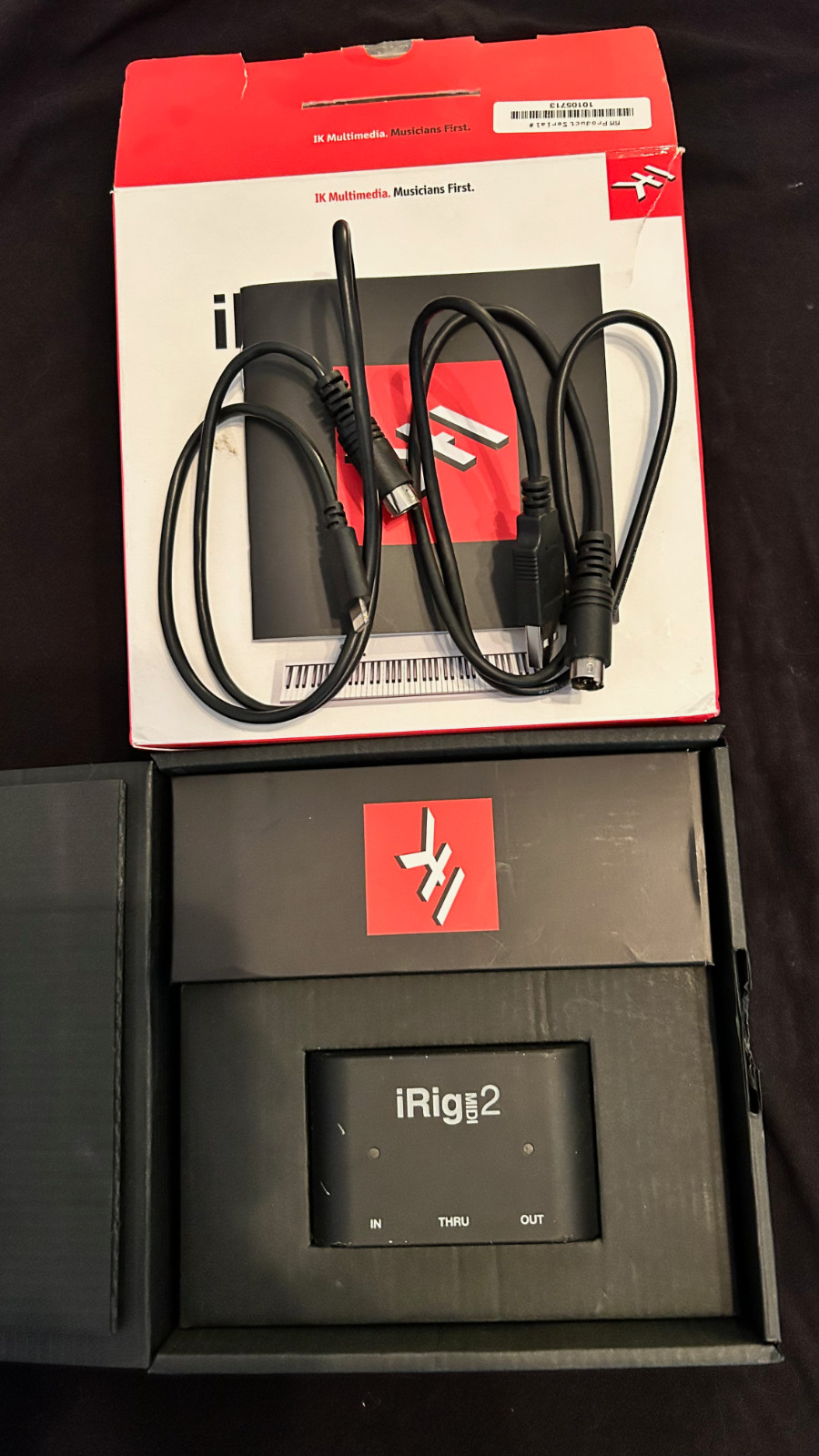 IK Multimedia iRig MIDI 2 Universal MIDI Interface for iOS Devices
