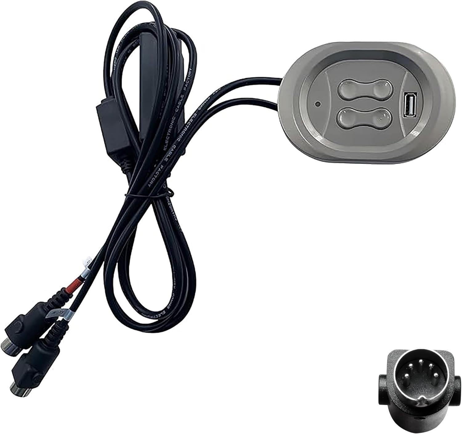 Kaidi KDH166-003 Recliner Switch 4 Button 5 Pin USB Hand Control