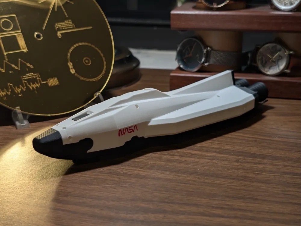 1/100 Sojourner 1 Mars Spacecraft Sci-Fi Nuclear-Powered 3D Printed Model