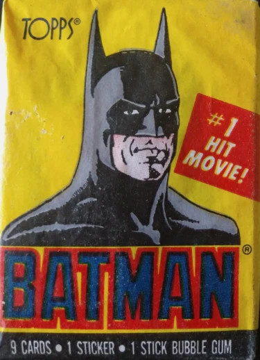 RARE! 1989 Topps Batman Original Series Pack Personal Break!