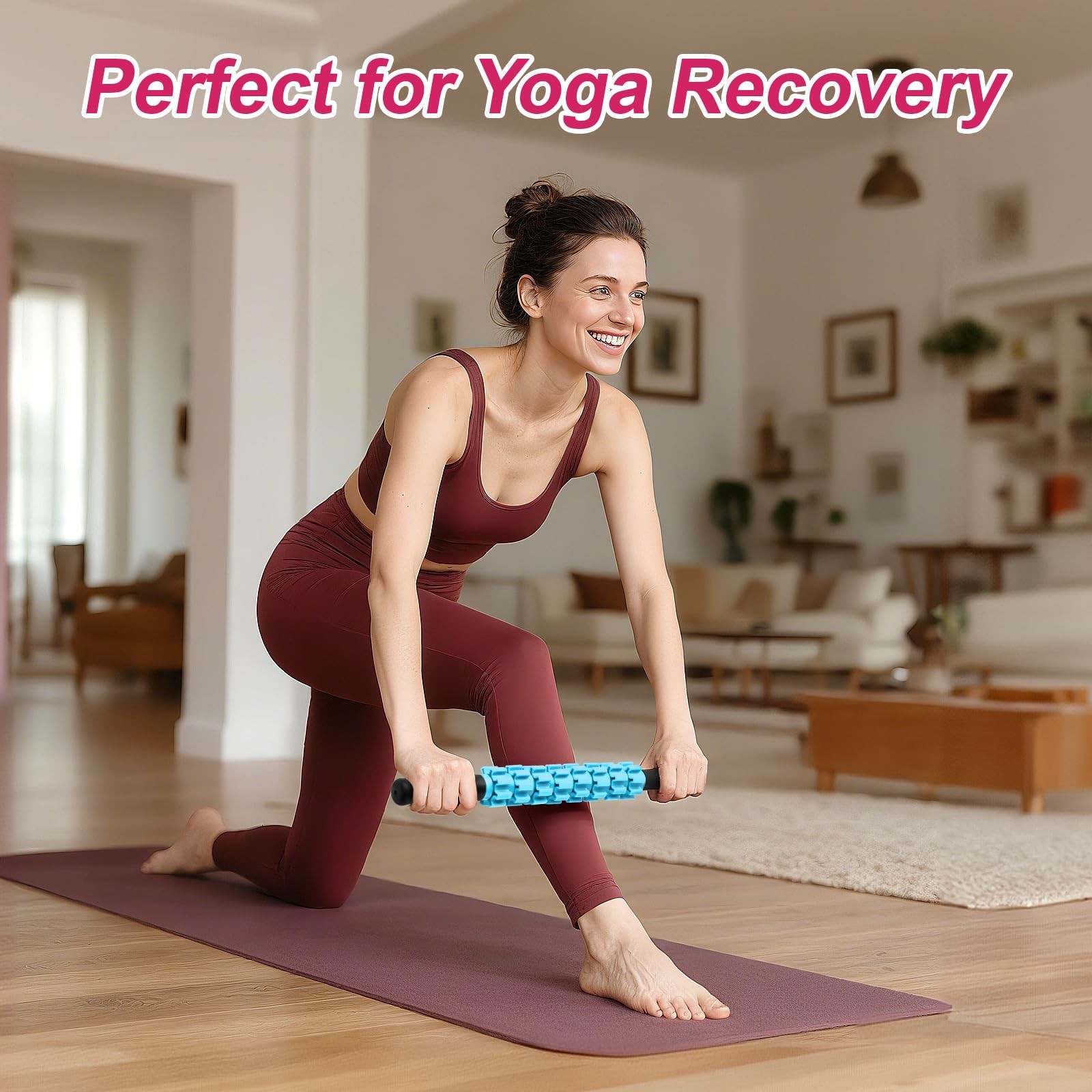 Massage Roller, Muscle Roller Stick, Therapy Roller Stick for Legs, Calf, Thigh