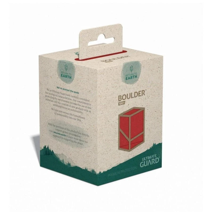 Ultimate Guard Boulder 100+ Red Return To Earth Deck Box