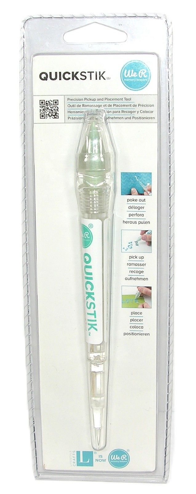 We R Memory Keepers QUICKSTIK Precision Pickup and Placement Tool Scrapbooking