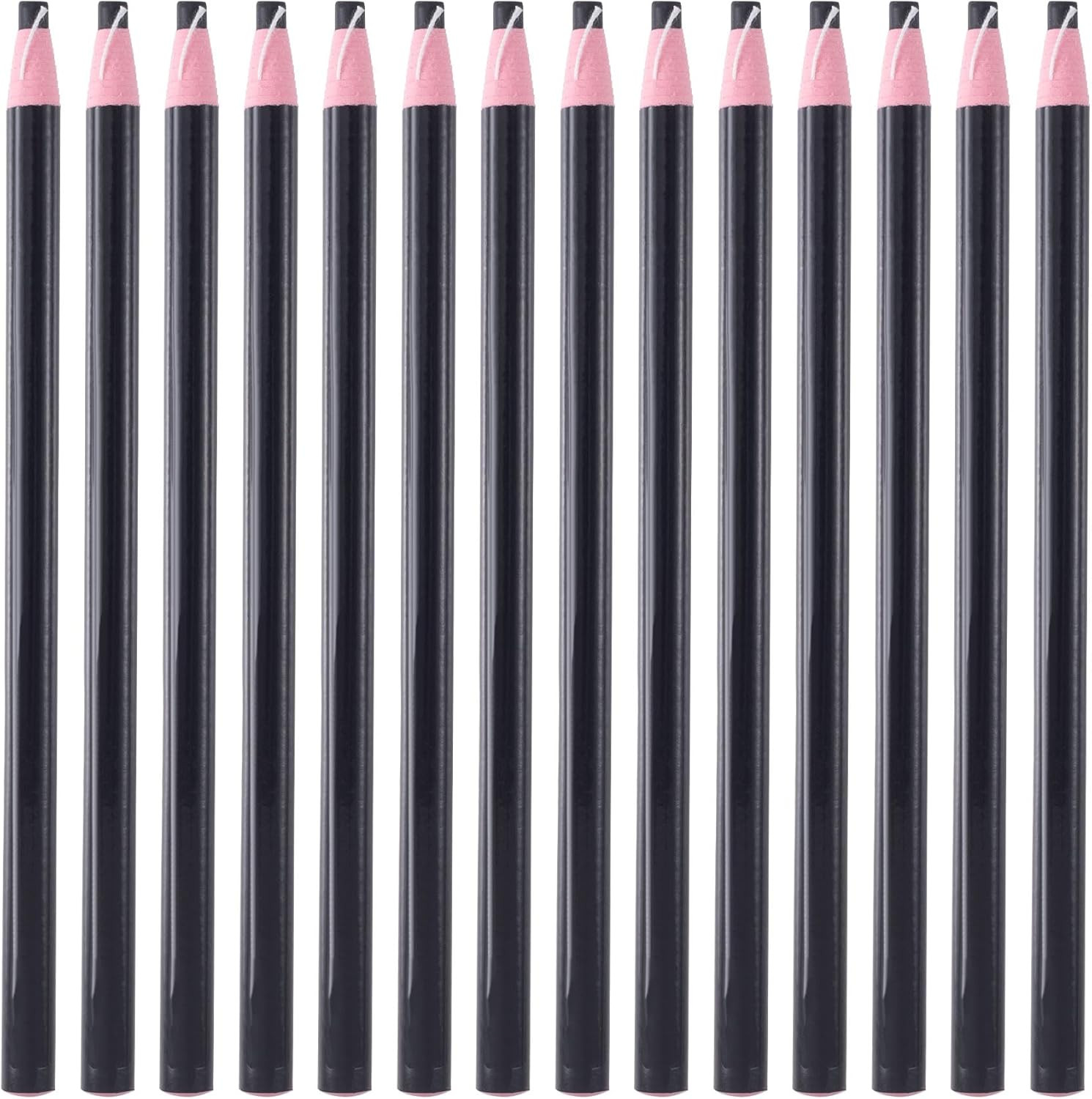 14 Pcs Black Pencil for Fabric, Pull-Line Sewing Fabric Marking Pencils, Easy to
