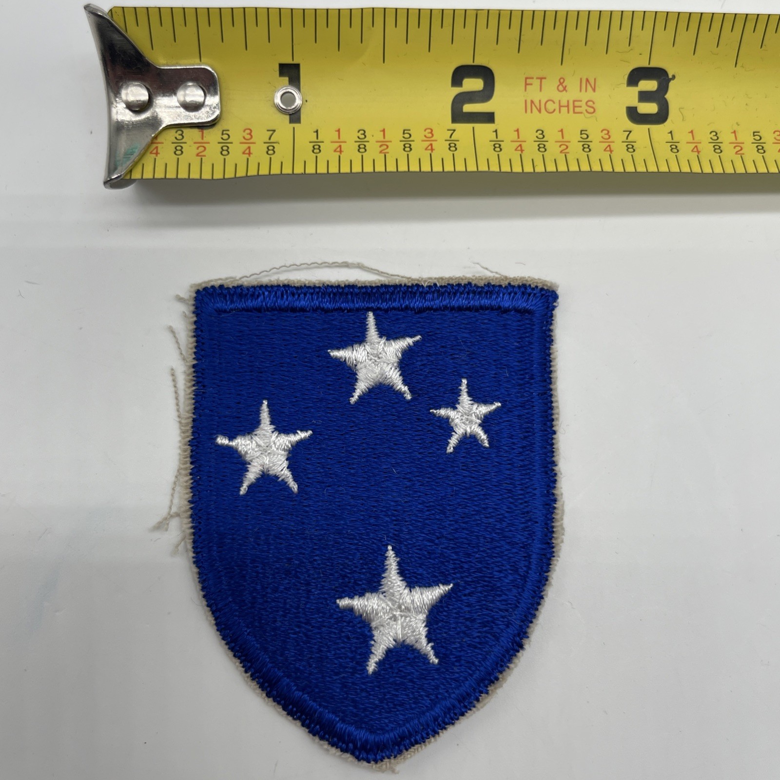 U.S. Military 23rd Infantry Division Patch Cut Insignia Full Color 4 Stars