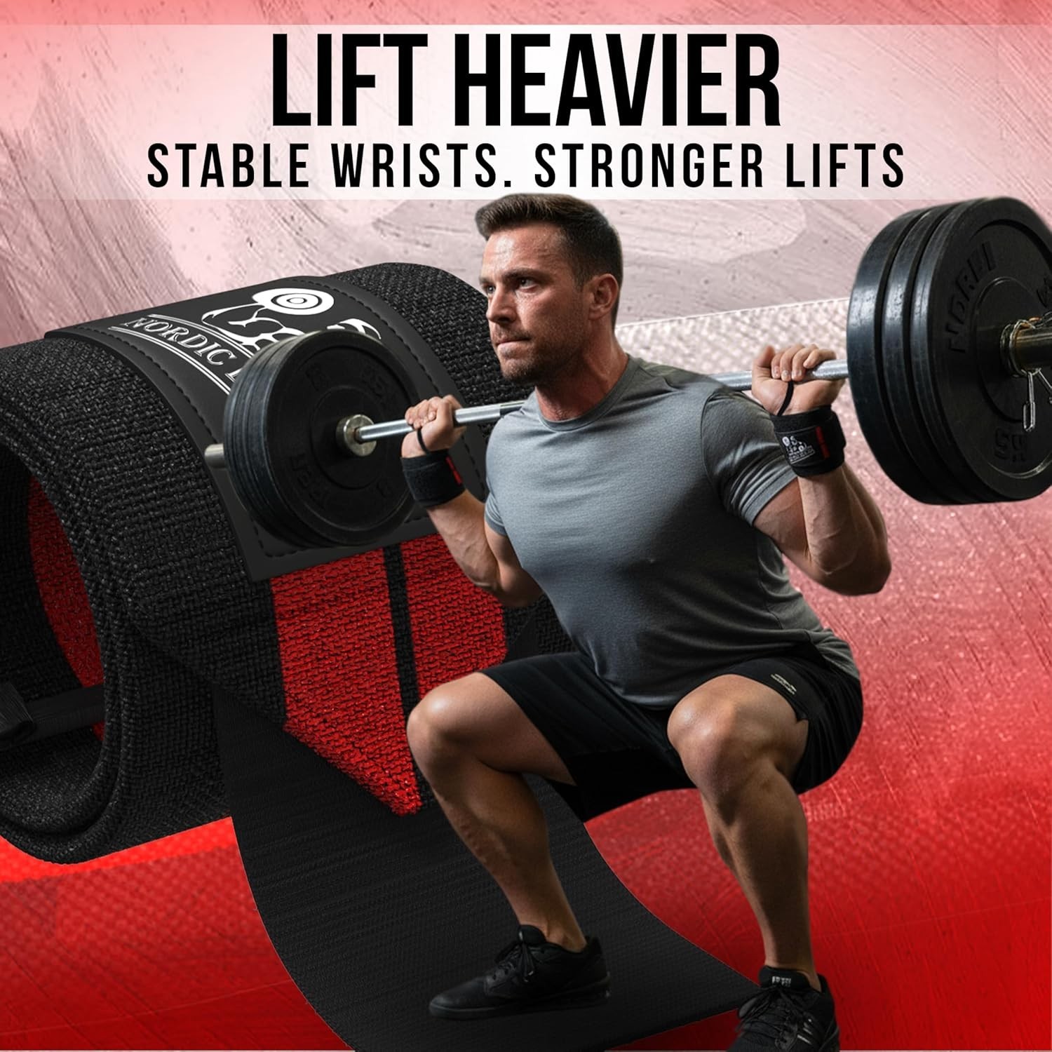 Adjustable Wrist Wraps for Weightlifting & CrossFit – Durable Compression Straps
