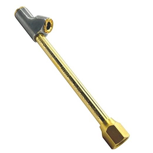 Semi Truck Air Chuck for Tires. Extended Reach Dual Head, 1/4 Inch FNPT, 200