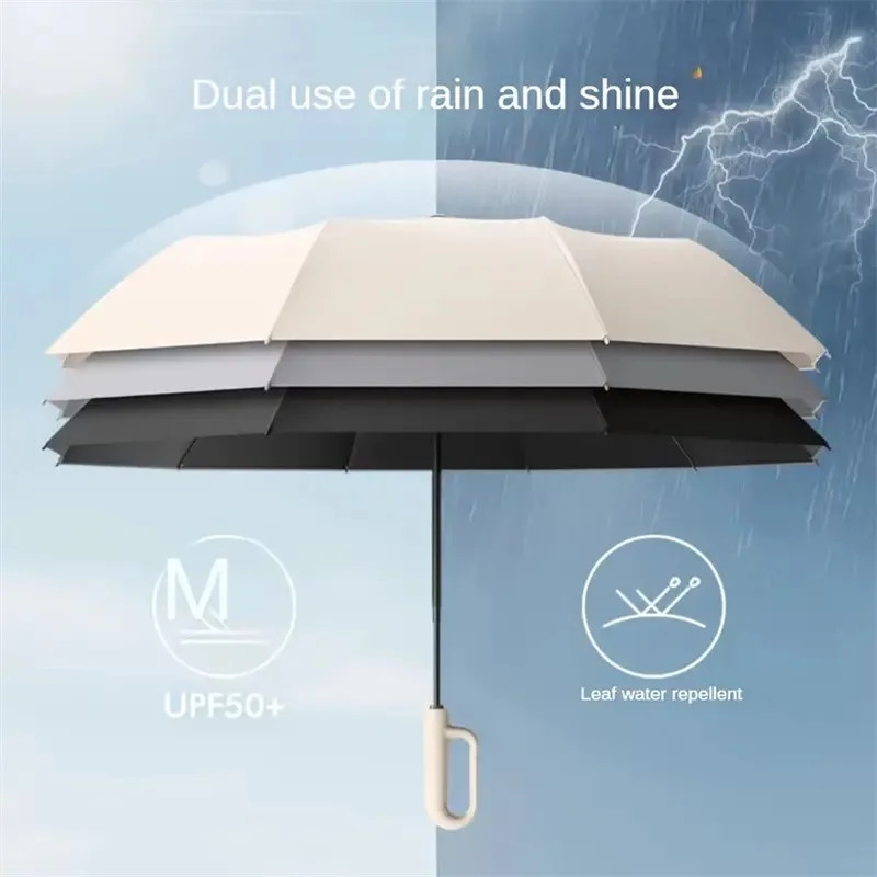 Extra Large Reinforced Wind-resistant Rain-resistant Dual-purpose UV-resistant F