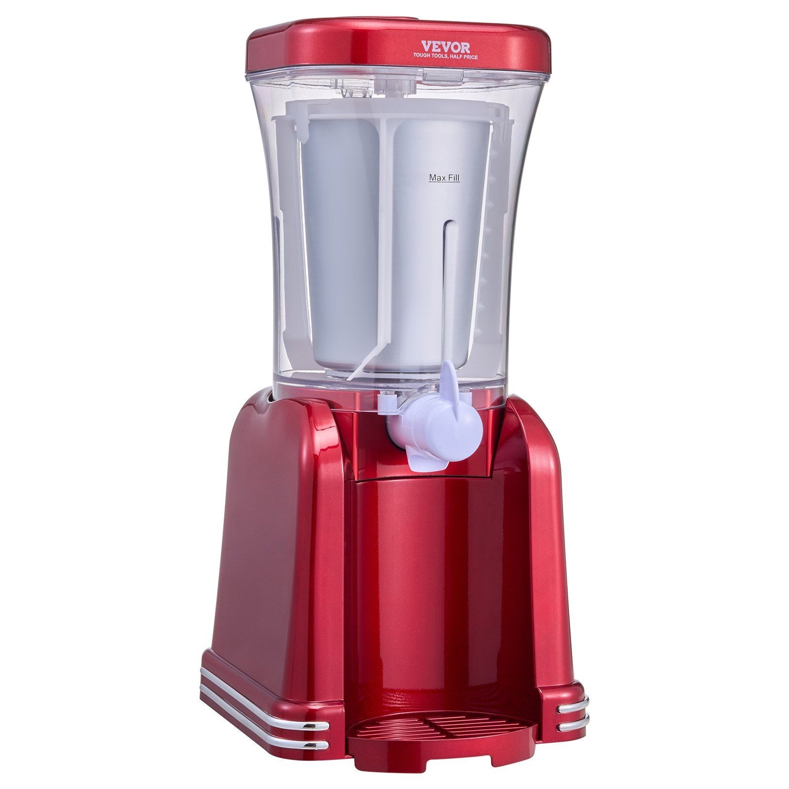 Home Slushy Machine 32oz Frozen Drink Maker Red for Kids Parties