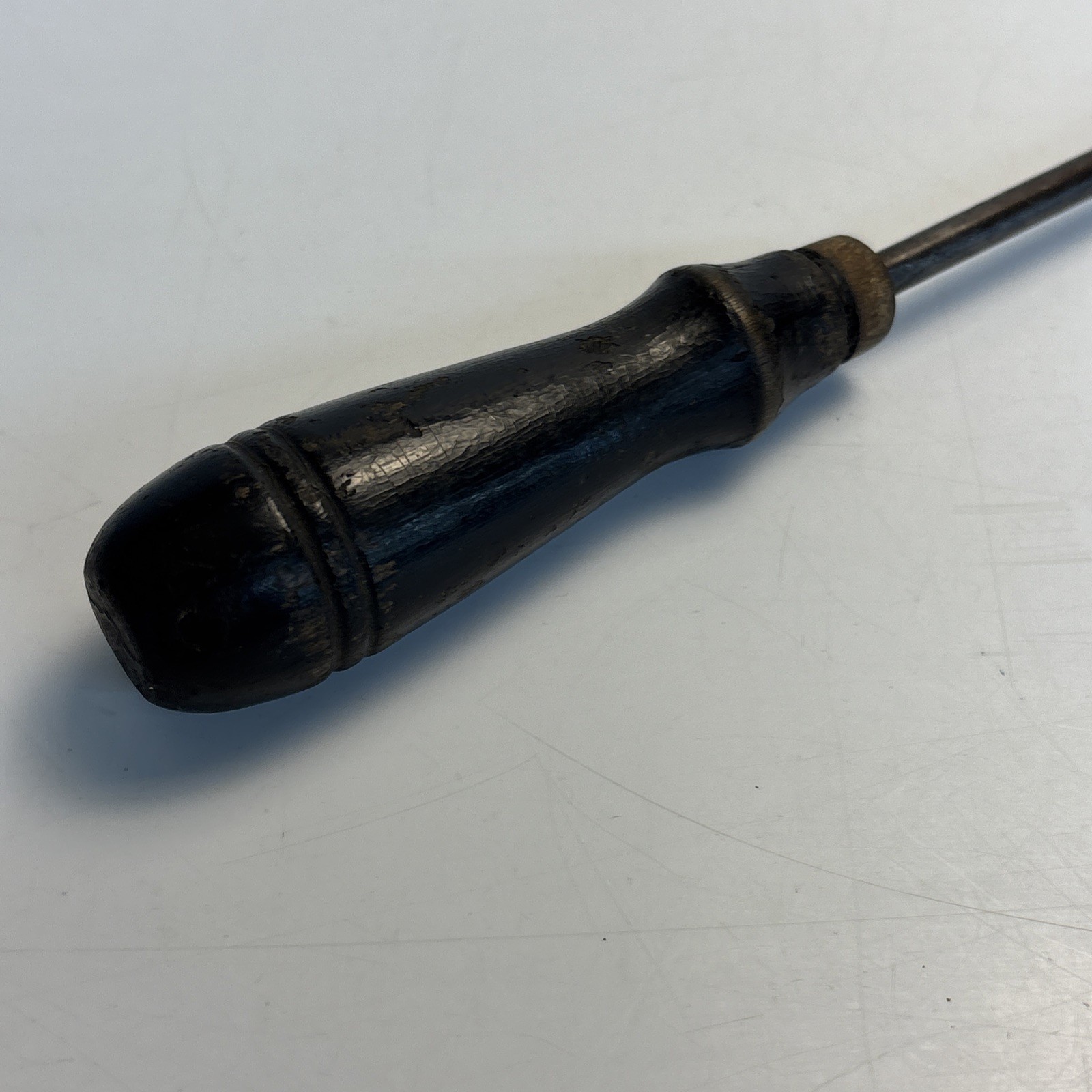 Vintage Upholstery Regulator Tool 14” Wood Handle Stuffing Tool