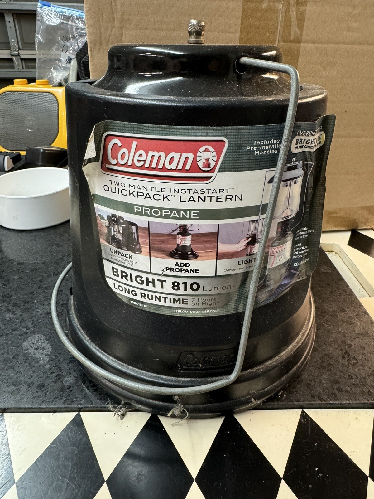 Coleman Quickpack Bright 810 Lumens 2-Mantle Propane Lantern w/ Carry Case