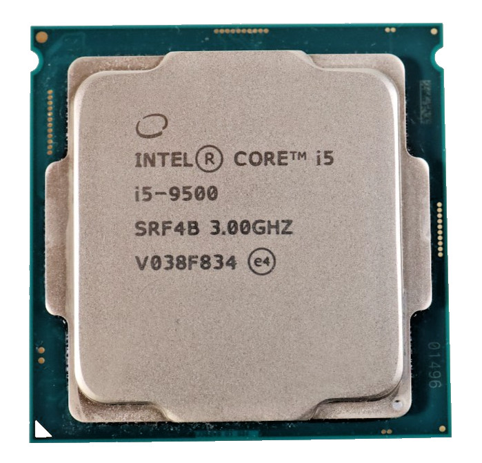 Intel Core i5-9500 3Ghz Hexa Core 9MB 65W FCLGA1151 64-bit Processor SRF4B 0992