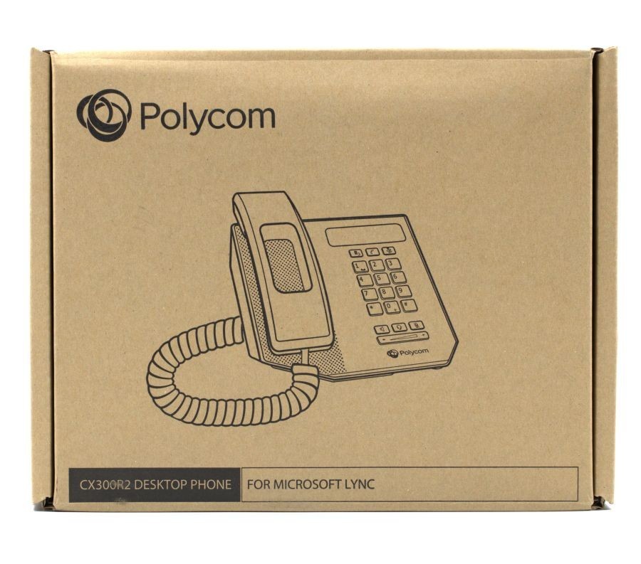 POLYCOM MICROSOFT LYNC PHONE desktop (CX300R2) USB.. NEW