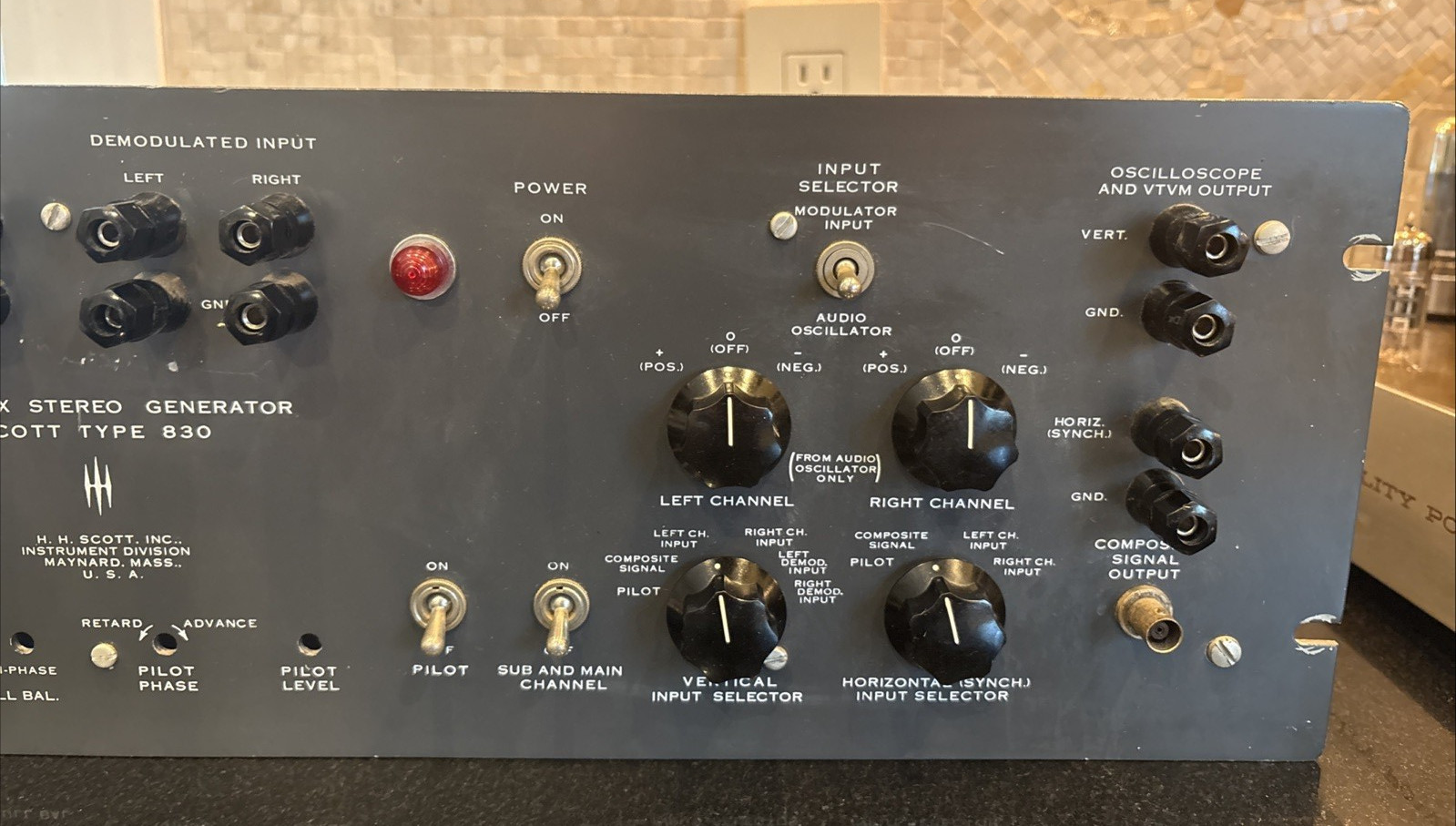 Scott 830 Multiplex Stereo Tube Generator