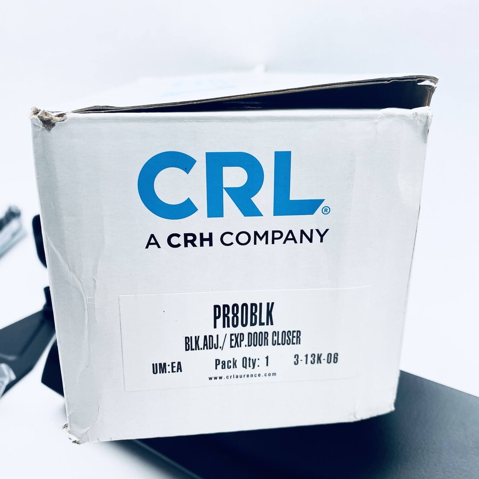 CRL PR80 BLK, ADJUSTABLE SPRING POWER SIZE 2 TO 5 SURFACE MOUNTED DOOR CLOSER