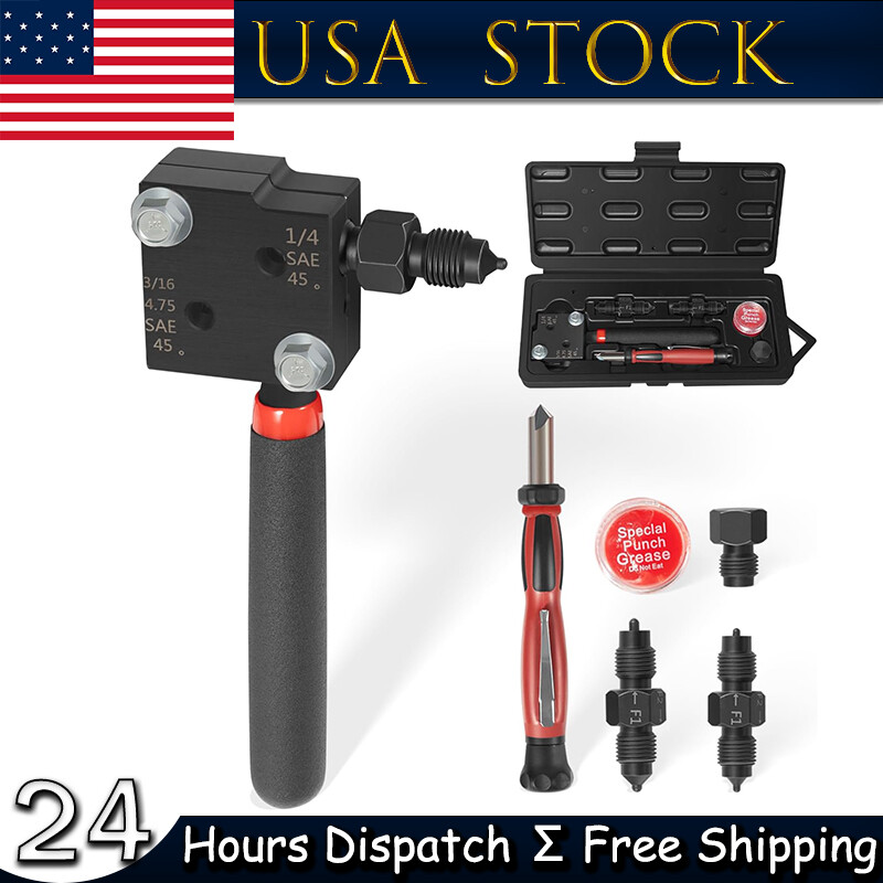 Flaring Tool 33260 for Creating Single or Double Flares on 3/16" and 1/4" Tubing