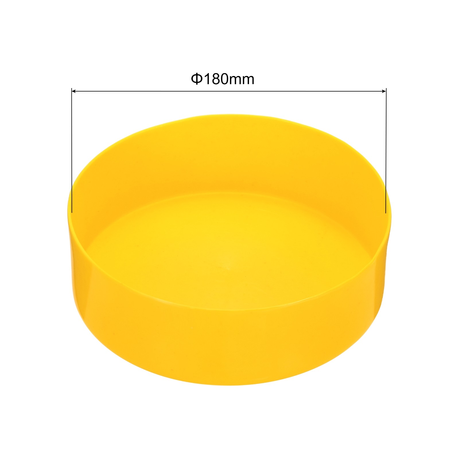 Yellow 180mm Rubber End Caps Round Vinyl Plug Insert Rubber Flexible